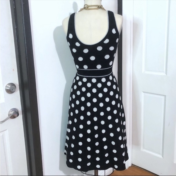 Rachel Roy polka dot knit midi dress - Picture 9 of 10